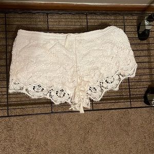 Express White Shorts